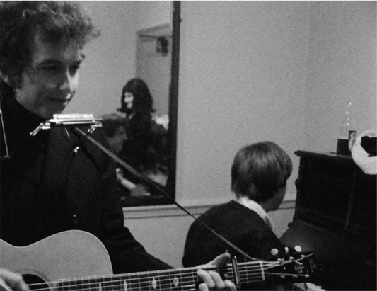 Bob Dylan with Alan Price, backstage, Newcastle City Hall, London, 1965 - Morrison Hotel Gallery