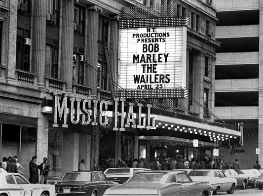 Bob Marley and The Wailers, Music Hall Exterior, Boston, MA, 1976 - Morrison Hotel Gallery