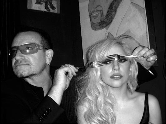 Bono and Lady Gaga - Morrison Hotel Gallery