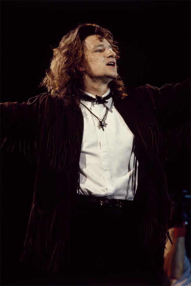 Bono 1986 U2's Bono Performing Live At A Concert On The Unforgettable