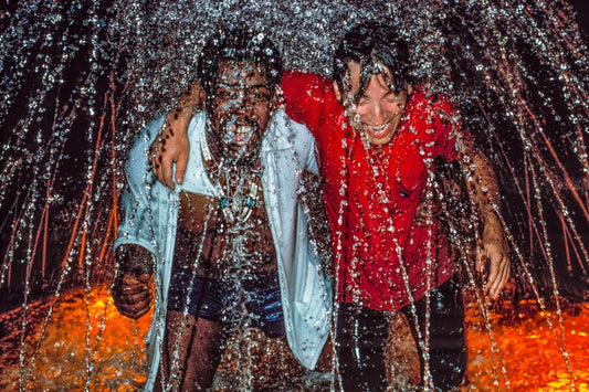 Bruce Springsteen and Clarence Clemons in a Fountain, 1978 - Morrison Hotel Gallery