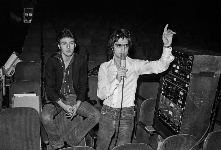 Bruce Springsteen and Jimmy Iovine at Soundcheck, 1978 - Morrison Hotel Gallery