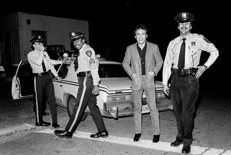 Bruce Springsteen and Police Officers, 1978 - Morrison Hotel Gallery
