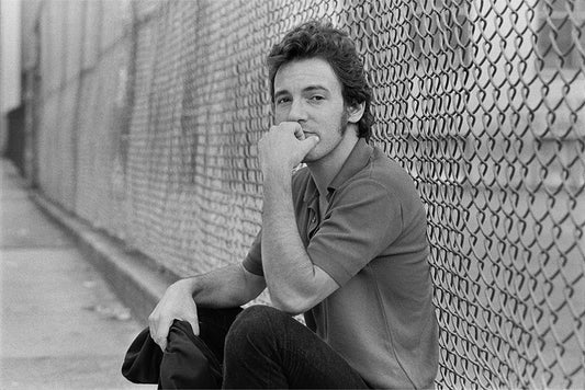 Bruce Springsteen, At schoolyard fence, NY, Aug. 1979 - Morrison Hotel Gallery