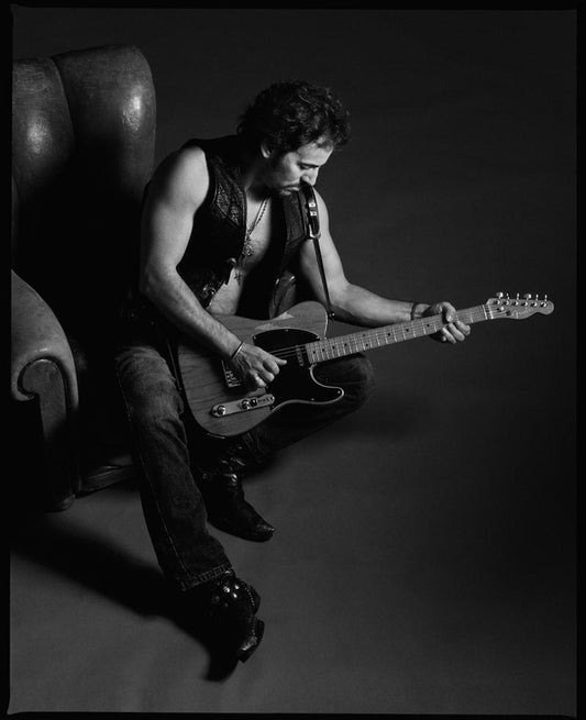 Bruce Springsteen (BW chair), Beverly Hills CA, 1991 - Morrison Hotel Gallery