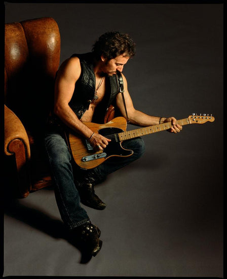 Bruce Springsteen (color/chair) Beverly Hills CA, 1991 - Morrison Hotel Gallery