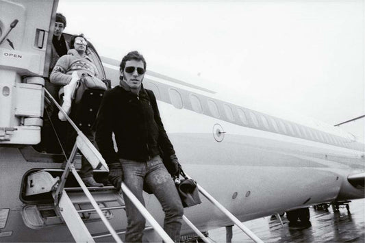 Bruce Springsteen, Coming off the Plane, Oslo, 1981 - Morrison Hotel Gallery