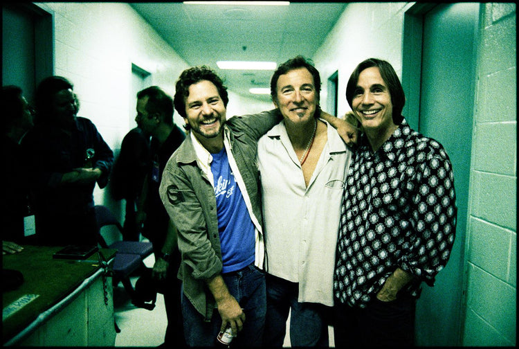 Bruce Springsteen, Eddie Vedder, & Jackson Browne - Continental Arena, 2004 - Morrison Hotel Gallery