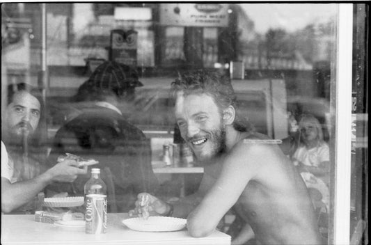Bruce Springsteen In Window - Morrison Hotel Gallery