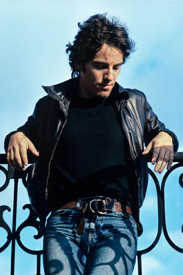 Bruce Springsteen Leaning Against a Fence, 1978 - Morrison Hotel Gallery