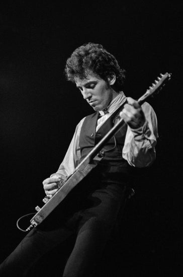 Bruce Springsteen, Looking Down With Guitar, 1978 - Morrison Hotel Gallery