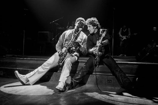 Bruce Springsteen Performing Seated with Clarence Clemons, 1978 - Morrison Hotel Gallery