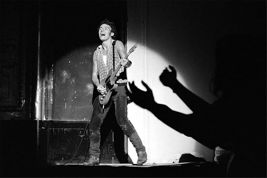 Bruce Springsteen Performing with Sleeveless Flannel Shirt, 1978 - Morrison Hotel Gallery