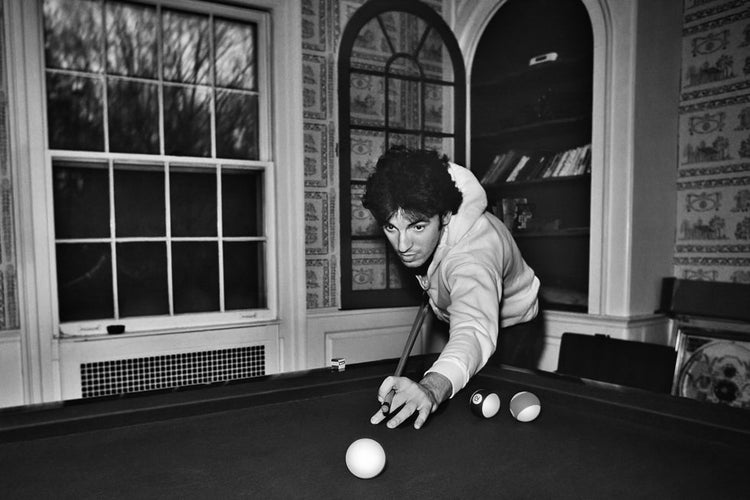 Bruce Springsteen Playing Pool, 1978 - Morrison Hotel Gallery