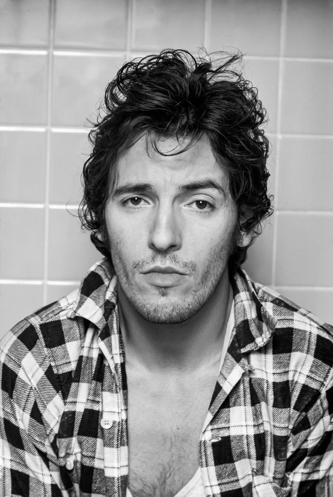 Bruce Springsteen Portrait against Tile, 1978 - Morrison Hotel Gallery
