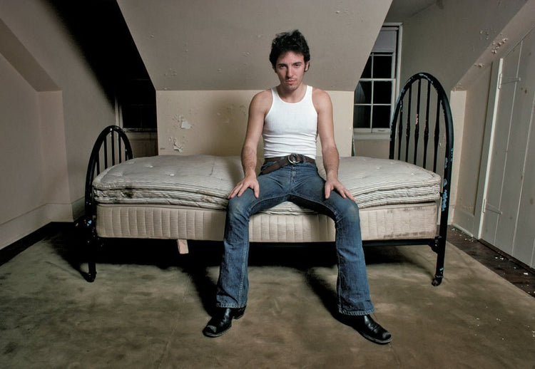 Bruce Springsteen Sitting on Bed, 1978 - Morrison Hotel Gallery