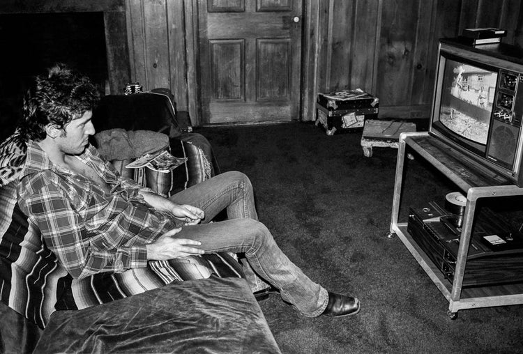 Bruce Springsteen Watching TV, 1978 - Morrison Hotel Gallery