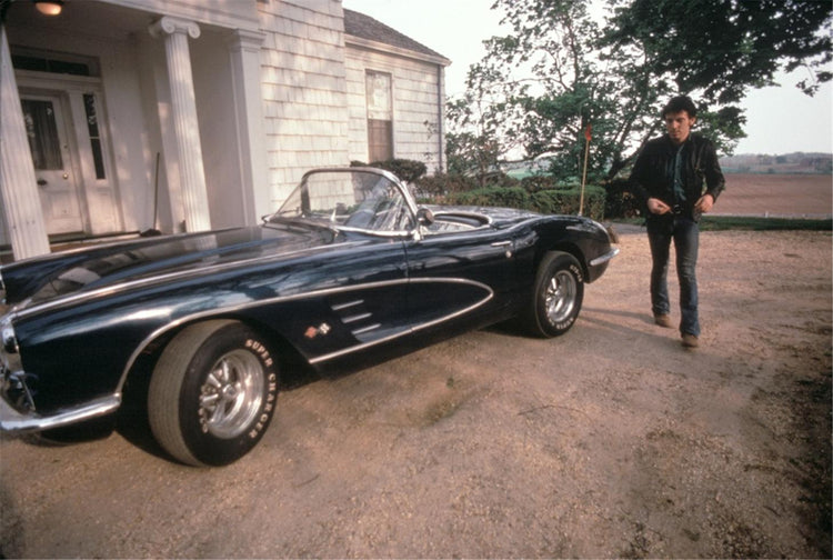 Bruce Springsteen with His 1960 C1 Corvette 2, 1978 - Morrison Hotel Gallery