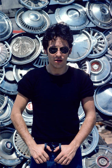 Bruce Springsteen, With Hubcaps, Holmdel, NJ, 1978 - Morrison Hotel Gallery