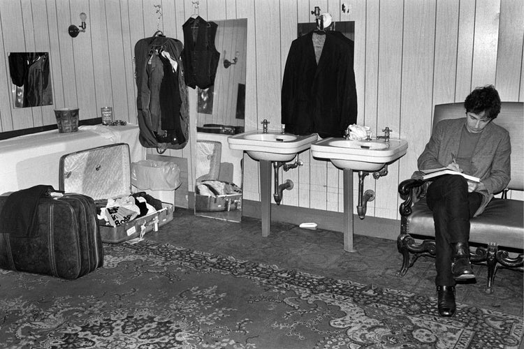 Bruce Springsteen Writing Backstage, 1978 - Morrison Hotel Gallery