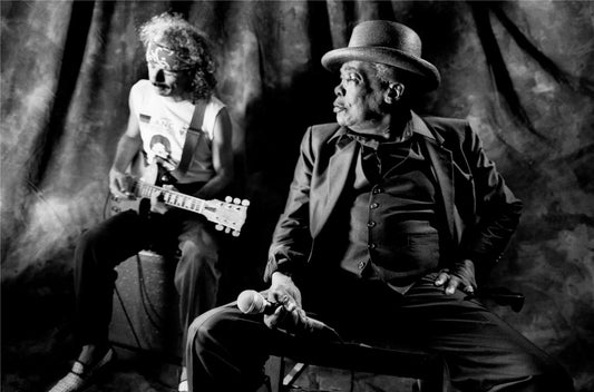 Carlos Santana and John Lee Hooker, 1984 - Morrison Hotel Gallery