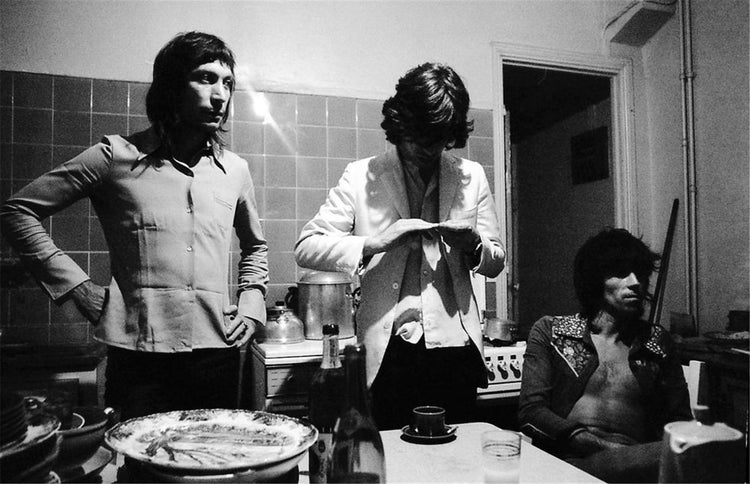 Charlie Watts, Mick Jagger, Keith Richards, The Rolling Stones, Villa Nellcôte - Morrison Hotel Gallery