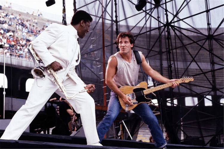 Clarence Clemons and Bruce Springsteen, E Street Band, Milan, 1985 - Morrison Hotel Gallery
