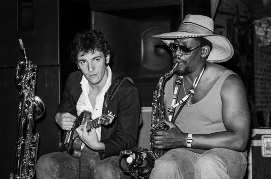 Clarence Clemons and Bruce Springsteen, Rehearsal, 1978 - Morrison Hotel Gallery