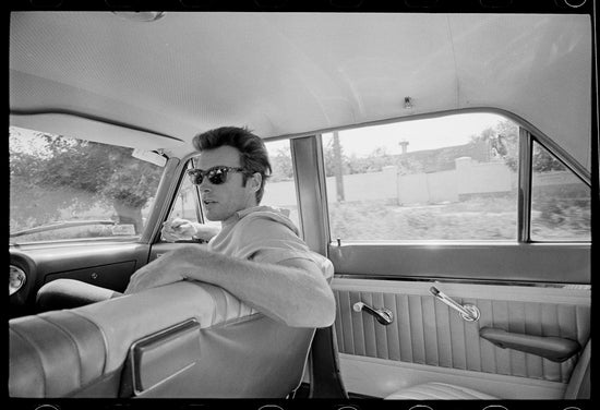 Clint Eastwood, In Car, 1969 - Morrison Hotel Gallery