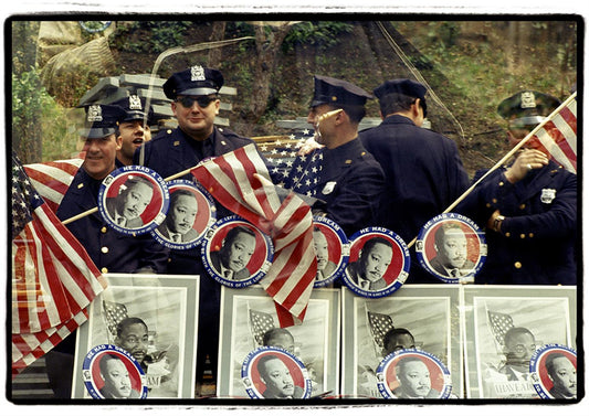 Cops and Buttons, Central Park, NY, 1968 - Morrison Hotel Gallery