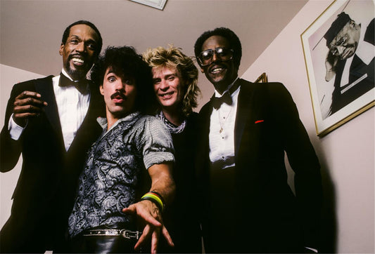 Daryl Hall, John Oates, David Ruffin and Eddie Kendricks, NYC 1985 - Morrison Hotel Gallery