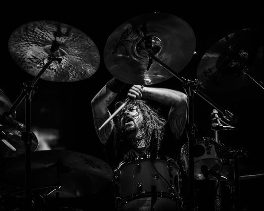 Dave Grohl, drums, Foo Fighters, Florence, Italy, 2018 - Morrison Hotel Gallery