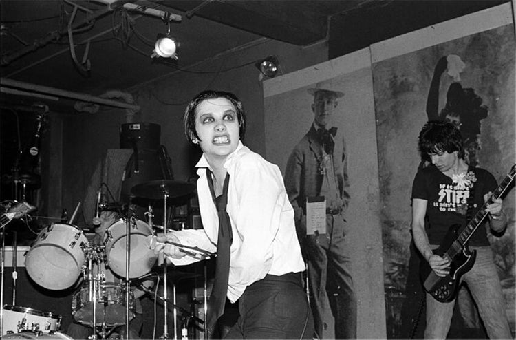 Dave Vanian and Brian James, The Damned, CBGB, NYC, 1977 - Morrison Hotel Gallery