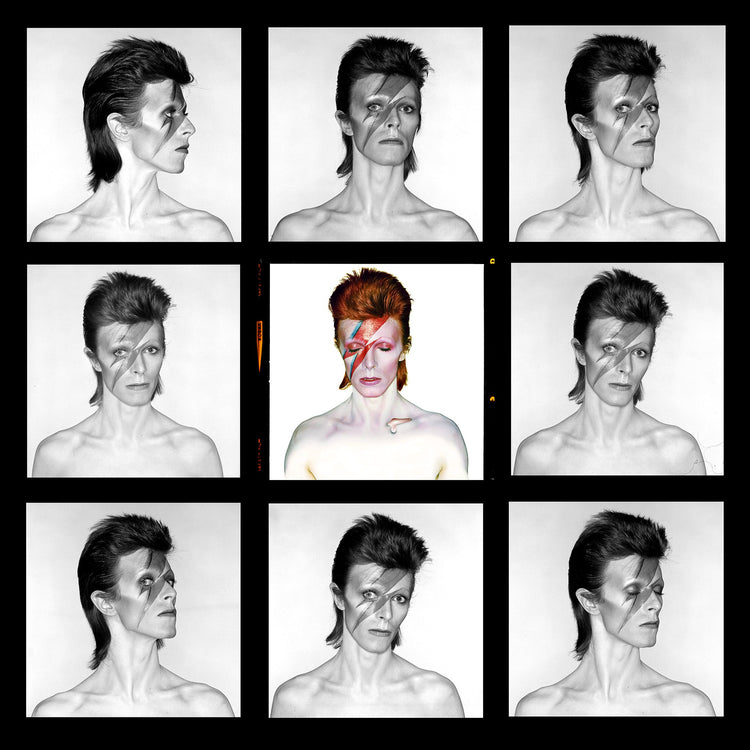 David Bowie, Aladdin Sane, Eye Closed, Contact Sheet, London, 1973 - Morrison Hotel Gallery
