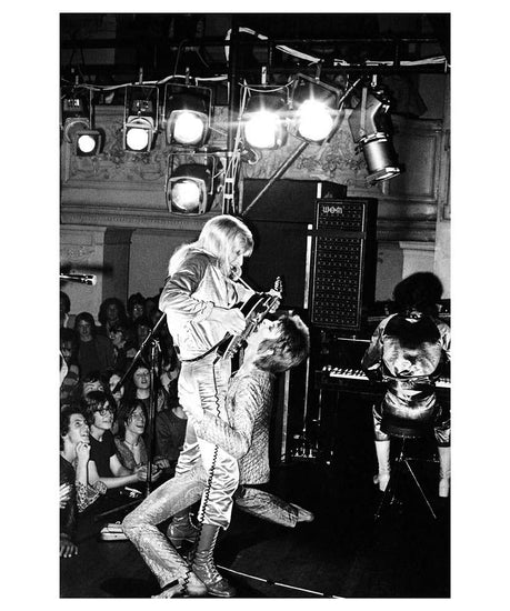 David Bowie and Mick Ronson, Guitar Fellatio, 1972 - Morrison Hotel Gallery