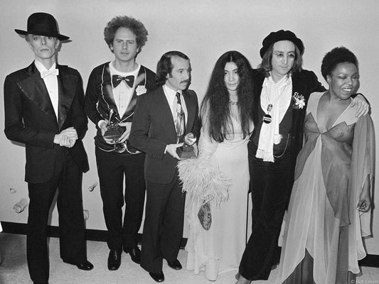 David Bowie, Art Garfunkel, Paul Simon, Yoko Ono, John Lennon & Roberta Flack, NYC, 1975 - Morrison Hotel Gallery