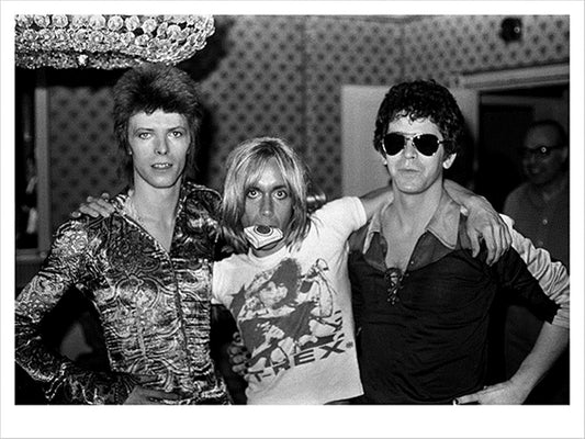 David Bowie, Iggy Pop & Lou Reed, London's Dorchester Hotel, 1972 - Morrison Hotel Gallery