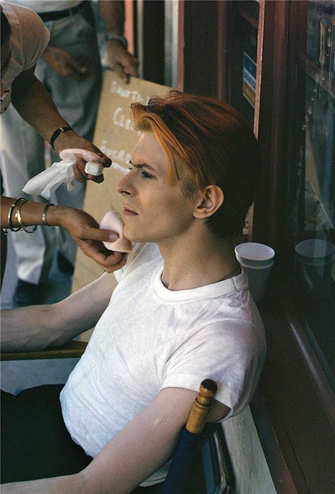 David Bowie, in make up, The Man Who Fell to Earth - Morrison Hotel Gallery