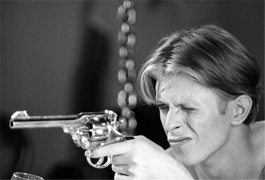 David Bowie on set, The Man Who Fell To Earth, 1975 - Morrison Hotel Gallery