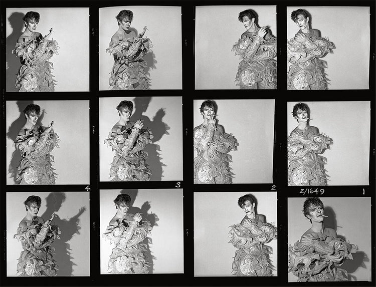 David Bowie, Scary Monsters, Contact Sheet #1, London, 1980 - Morrison Hotel Gallery