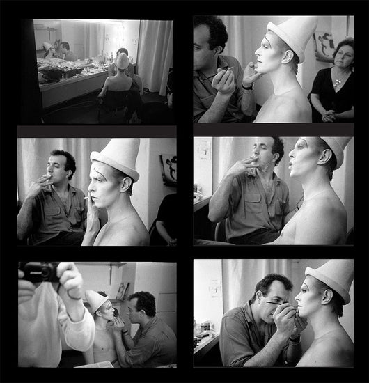 David Bowie, Scary Monsters Dressing Room, Contact Sheet, London, 1980 - Morrison Hotel Gallery