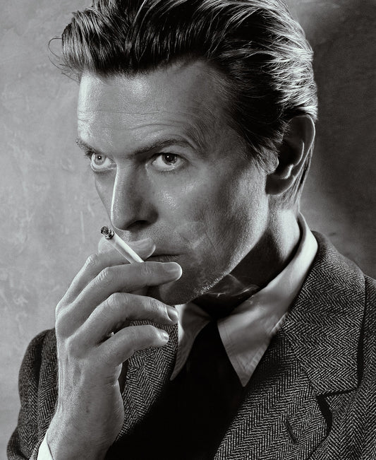 David Bowie, Smoking (b&w), 2001 - Morrison Hotel Gallery