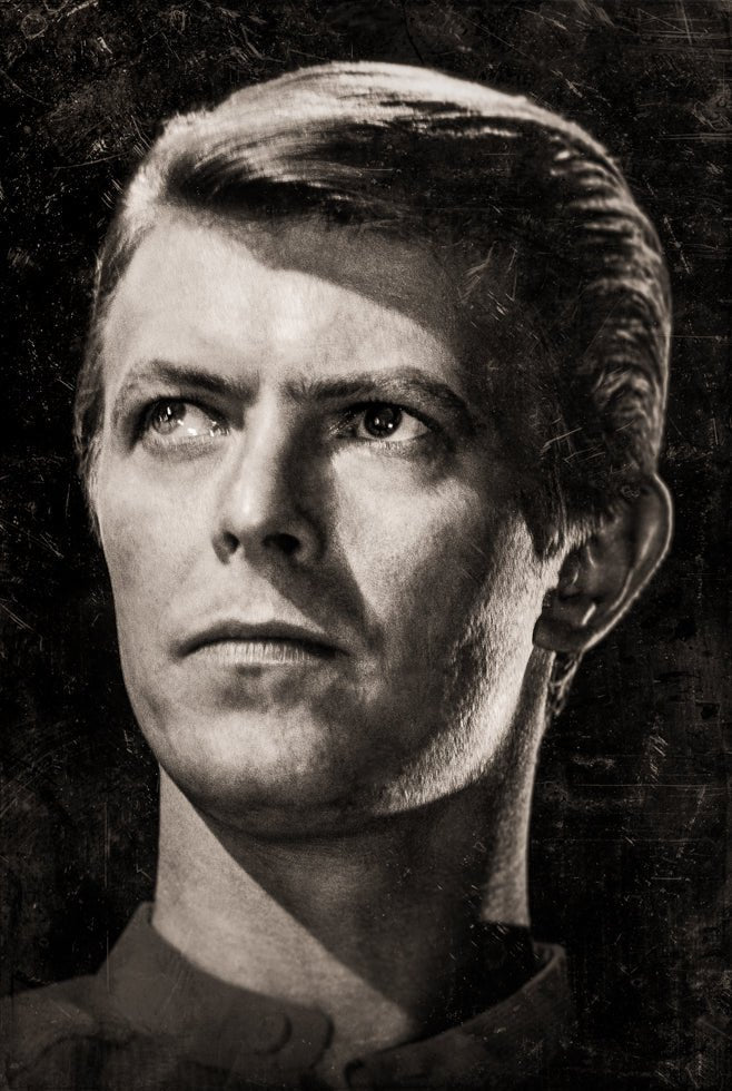 David Bowie, wet plate, 1978 - Morrison Hotel Gallery