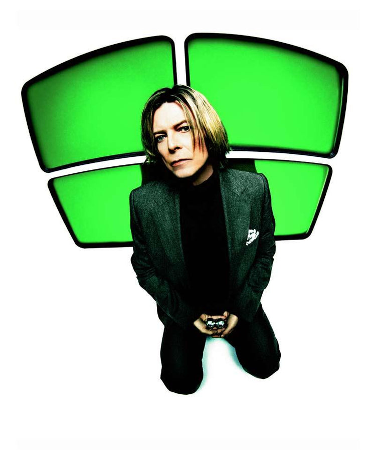 David Bowie with Green Screens - Morrison Hotel Gallery