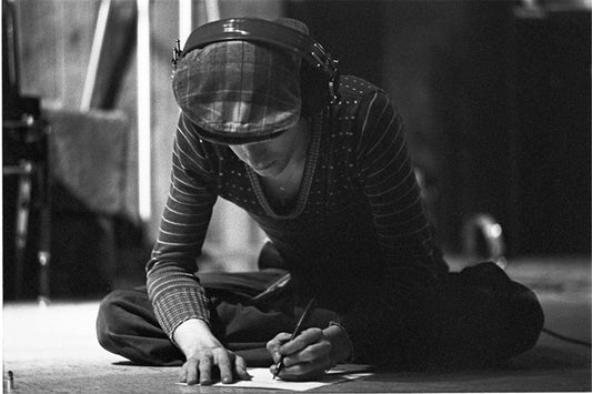 David Bowie, writing lyrics, Cherokee Studios - Morrison Hotel Gallery
