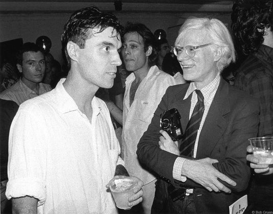David Byrne & Andy Warhol, NYC, 1978 - Morrison Hotel Gallery
