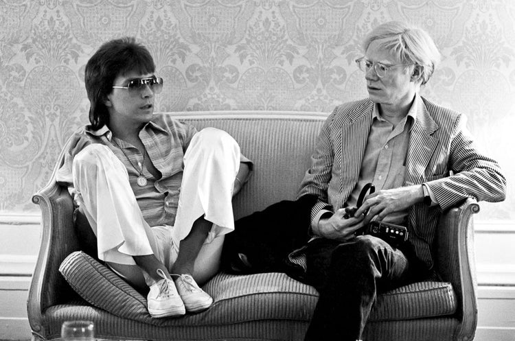 David Cassidy and Andy Warhol, 1975 - Morrison Hotel Gallery
