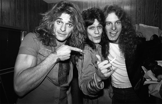 David Lee Roth, Eddie Van Halen and Ted Nugent - Morrison Hotel Gallery