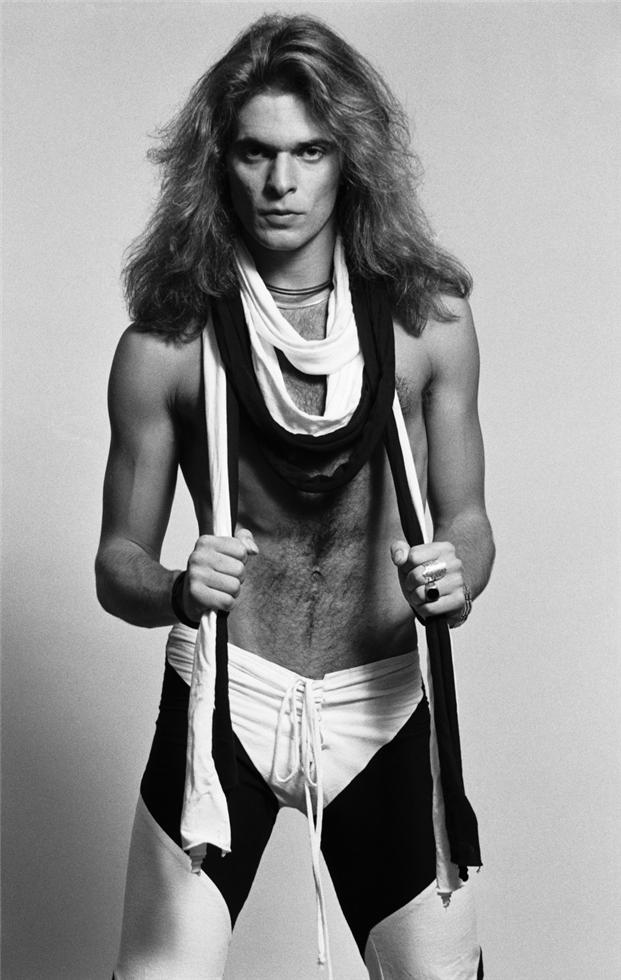 David Lee Roth of Van Halen studio portrait - Morrison Hotel Gallery