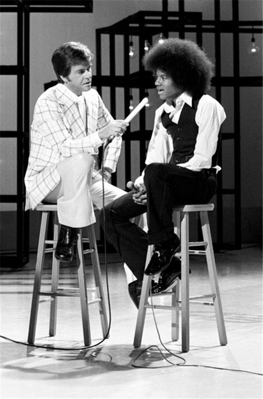 Dick Clark and Michael Jackson, Hollywood, CA, 1975 - Morrison Hotel Gallery